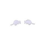 Quokka Studs Recycled Sterling Silver