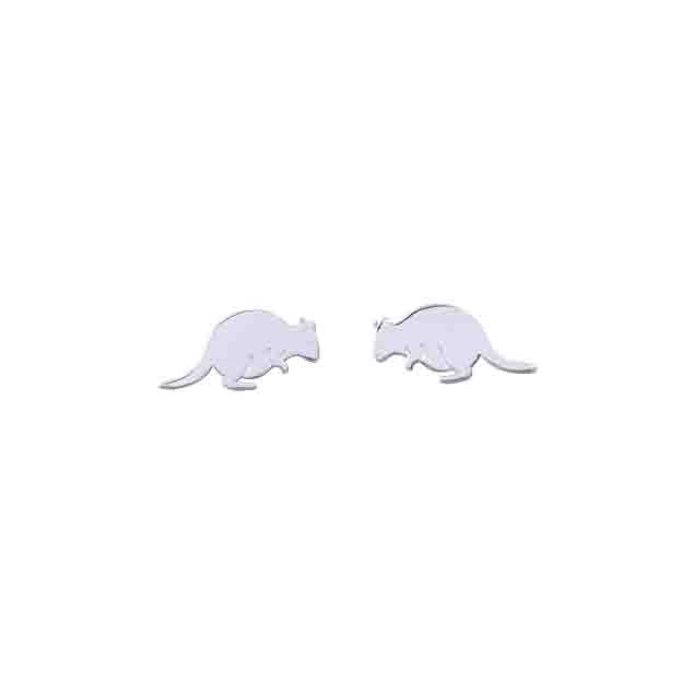 Quokka Studs Recycled Sterling Silver