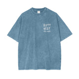 Jude - Rotto Regular acid washed tee (Blue Jeans)