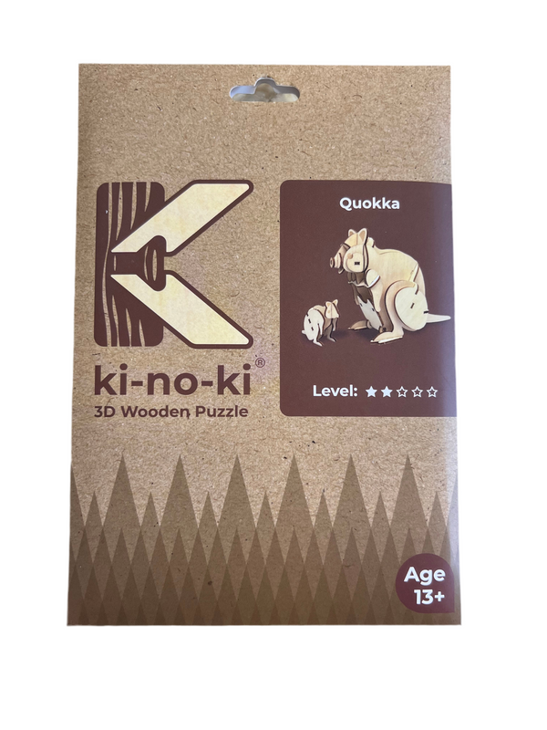 Ki-No-Ki 3D Quokka Wooden Puzzle