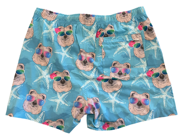 Men's Stretchy Trunks: Quok-Star
