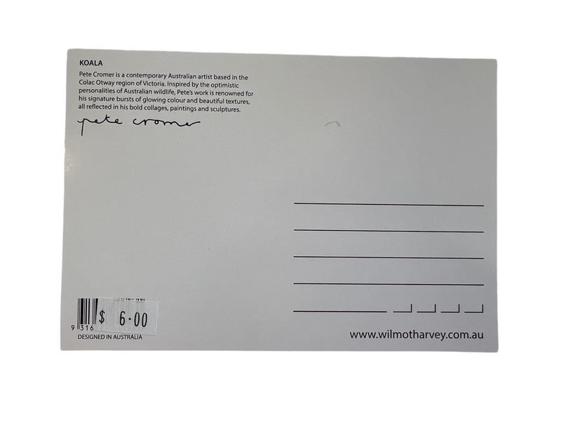 3D postcard Cromer quokka