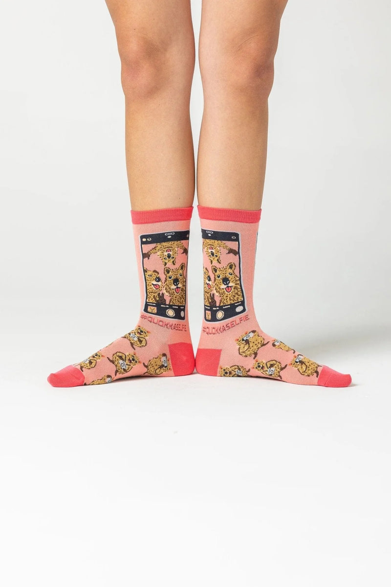 Spencer Flynn Quokka Selfie Socks