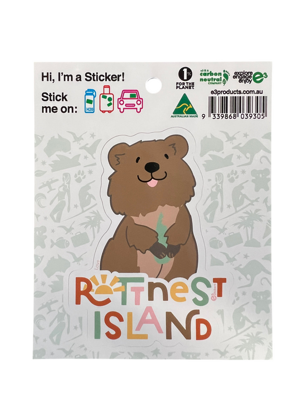 Pastel quokka sticker