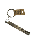 Rottnest Island Metal Word Keyring