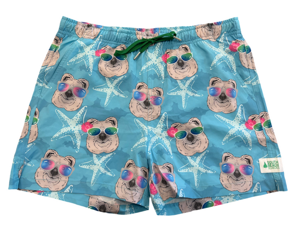 Men's Stretchy Trunks: Quok-Star