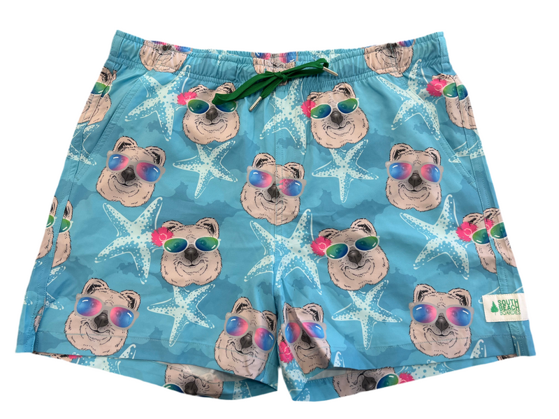 Men's Stretchy Trunks: Quok-Star