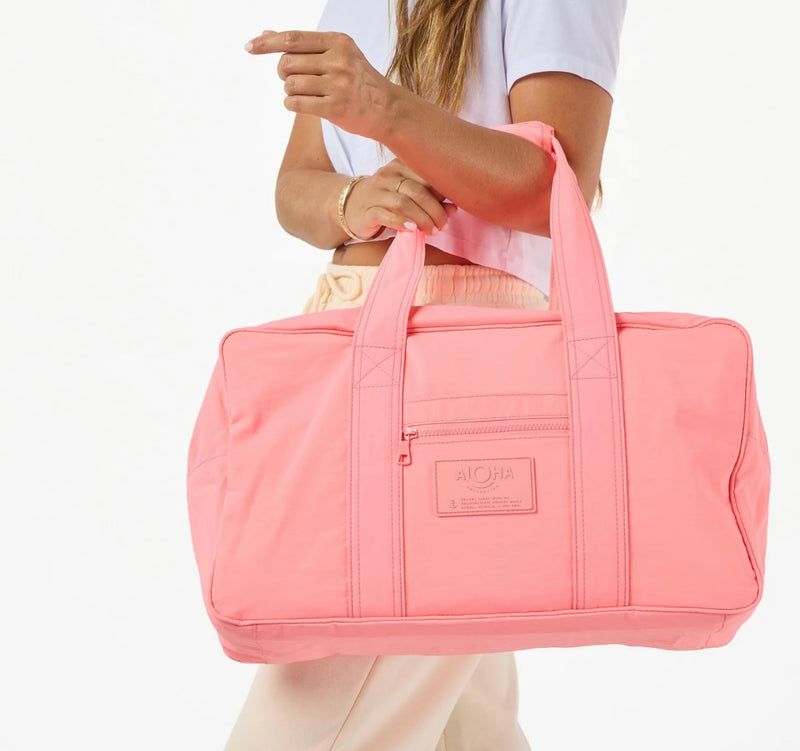 Aloha monochrome weekender Bag - Tropical