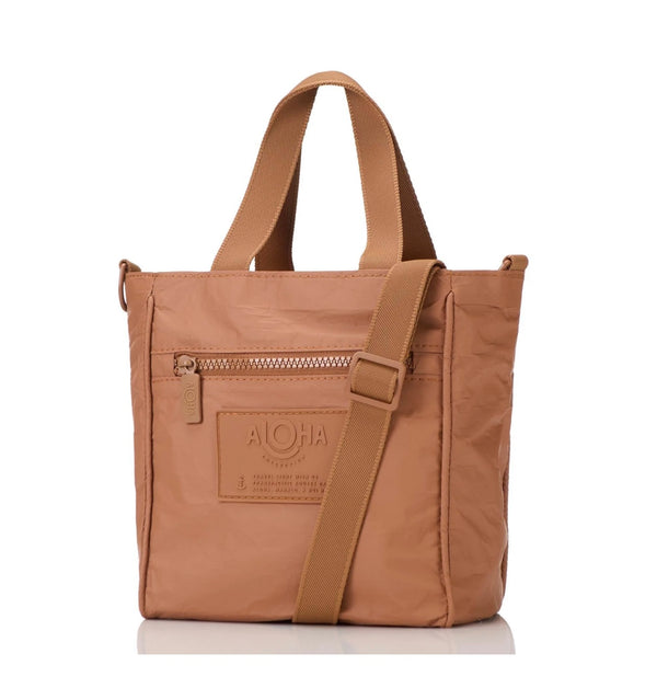 Aloha monochrome crossbody bag- Toffee