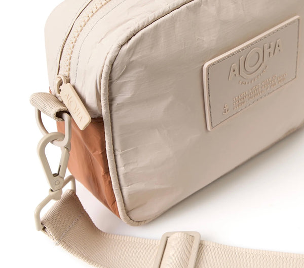 Aloha color block Le Tour bag- Toffee/sandstone