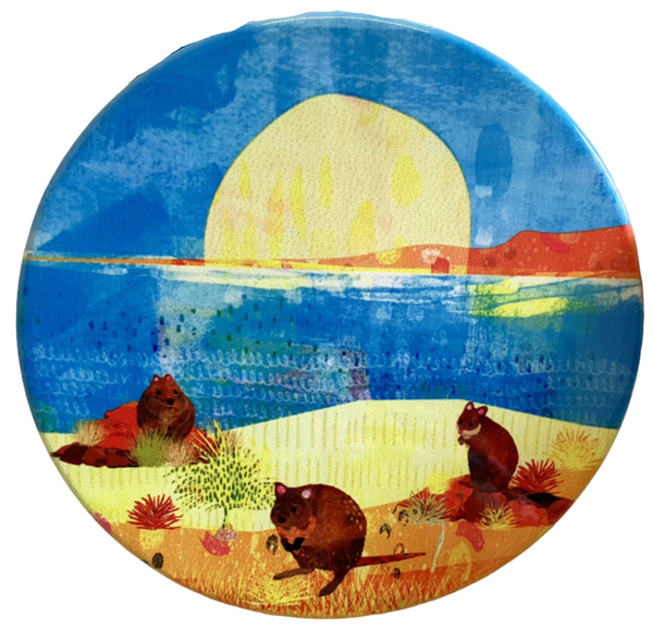 Quokka Island Ceramic Coaster