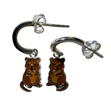 Rottnest Brown Quokka Earrings