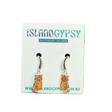 Rottnest Brown Quokka Earrings
