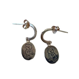Rottnest Quokka Silver Earrings