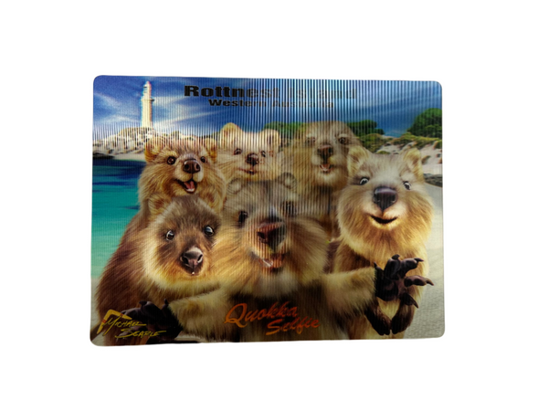 Quokka 3D postcard