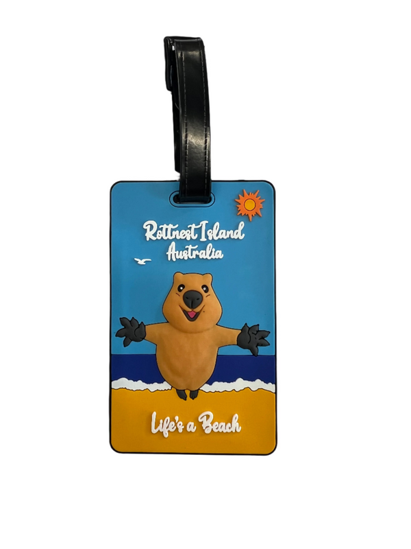 Beach Quokka Luggage Tag