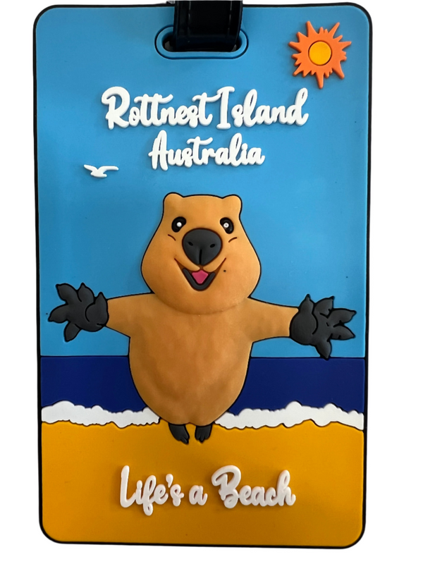 Beach Quokka Luggage Tag