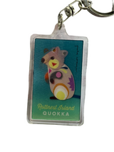 3D Quokka Keyring