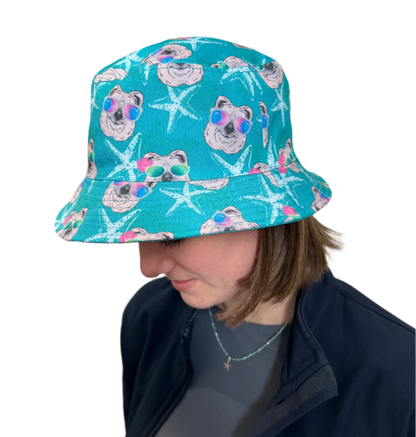Reversible Recycled Quokka Bucket Hat