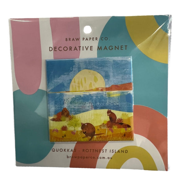 Braw Quokka Island Magnet