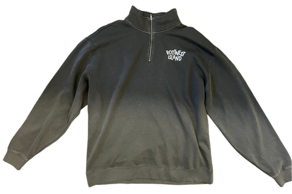 Faded Black Snorkel 1/4 Zip Jumper