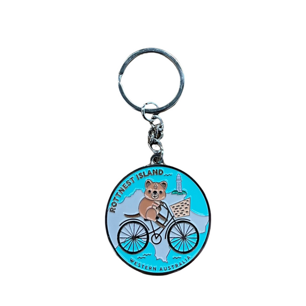 Quokka Bike Circle Keyring