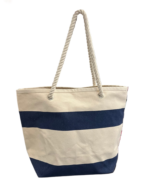 Rottnest Island Stripe Beach Bag