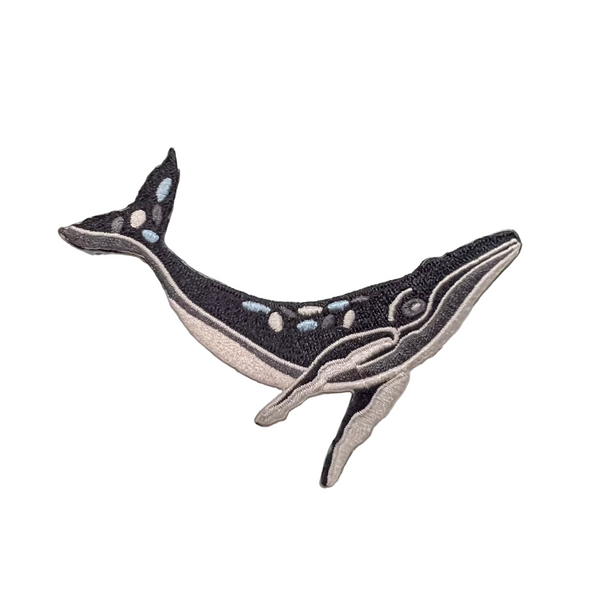 Braw Humpback Whale Iron On Patch