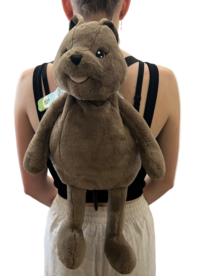Eco cuddly quokka backpack