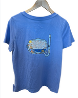 Rottnest Island Snorkel Tee (Pale Blue)