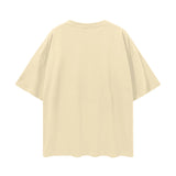 Jude - Rotto panels oversized tee (Light Apricot)
