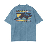 Jude - 90s Rotto oversized acid washed tee (Blue Jeans)