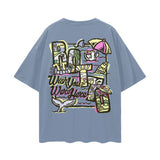 Jude - Rotto Wish You Were Here Oversized Tee (Rain Washed)