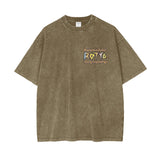 Jude - 90s Rotto oversized acid washed tee (Gray Green)