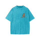 Jude - Rotto Quokkas Snow Washed Kids Tee (Sky Blue)