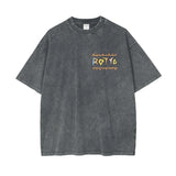 Jude - 90s Rotto Oversized Acid Washed Tee (Pirate Gray)