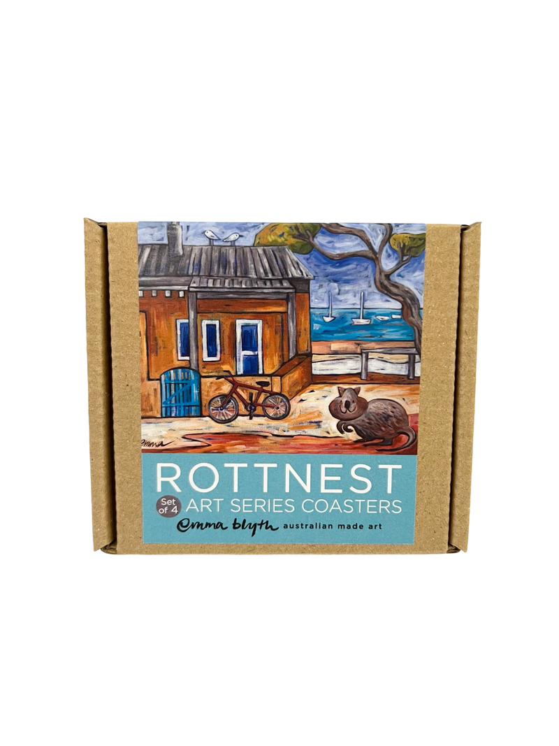 Coasters- Rottnest Island art series set of 4