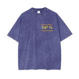 Jude - 90s Rotto Oversized Acid Washed Tee (Purple Haze)