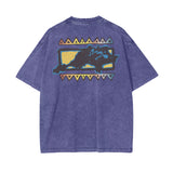 Jude - 90s Rotto Oversized Acid Washed Tee (Purple Haze)