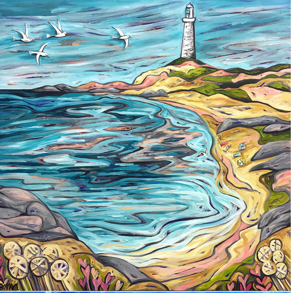 Rottnest Lighthouse Art Print 30cm